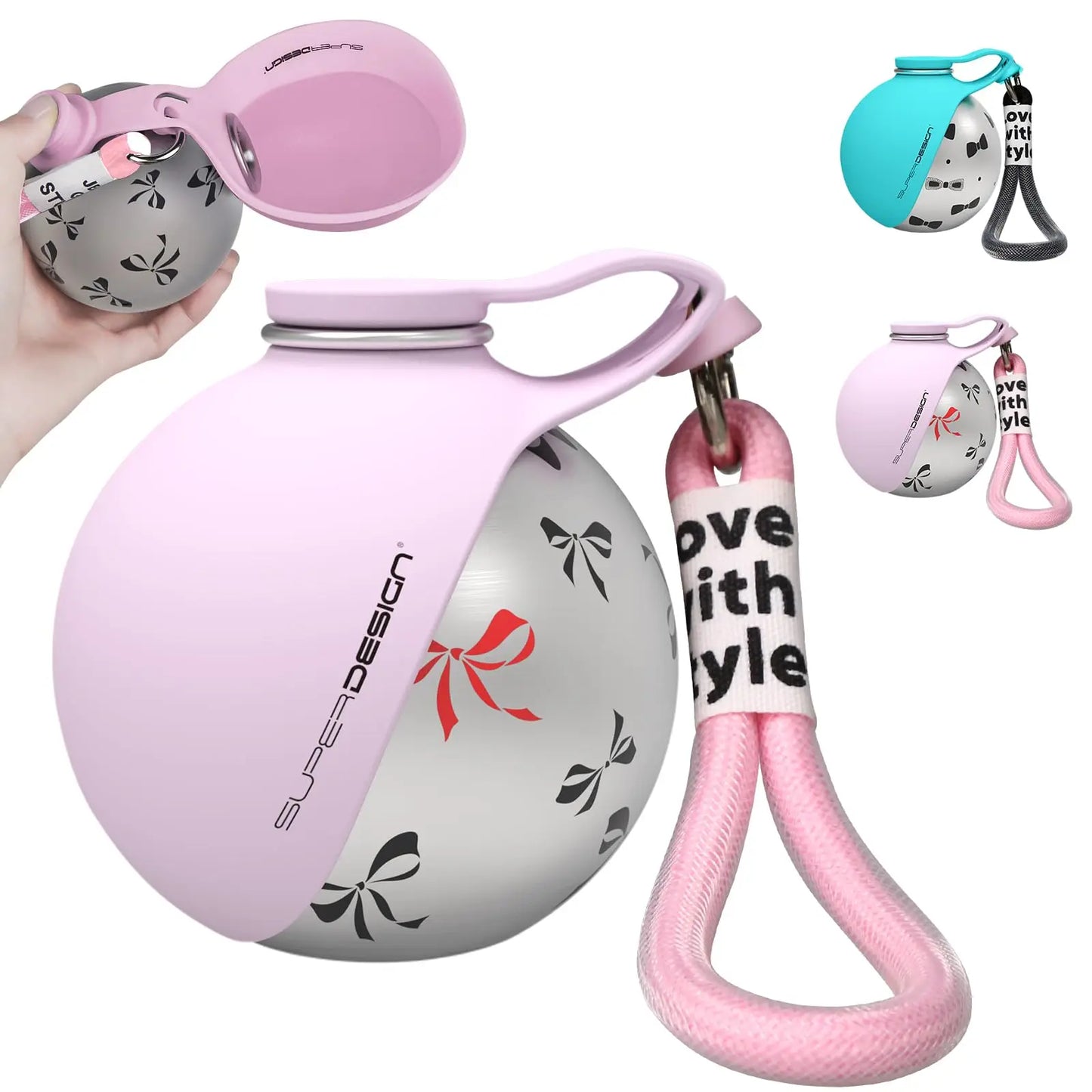 Glowsip portable dog water bottle