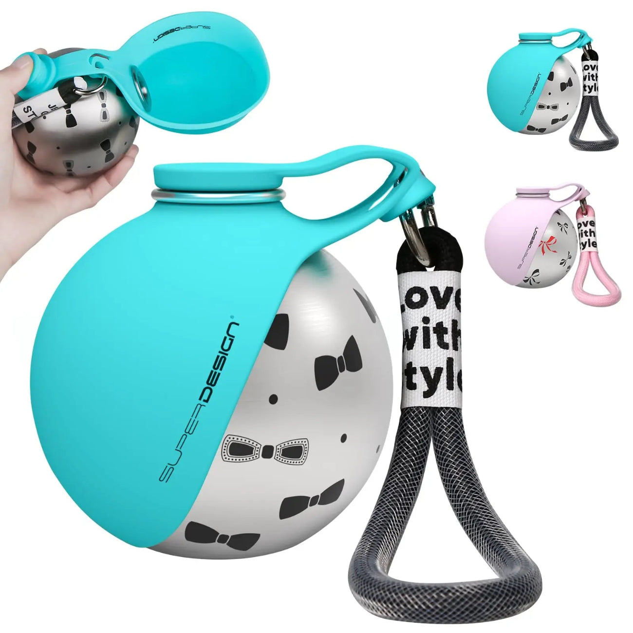Glowsip portable dog water bottle